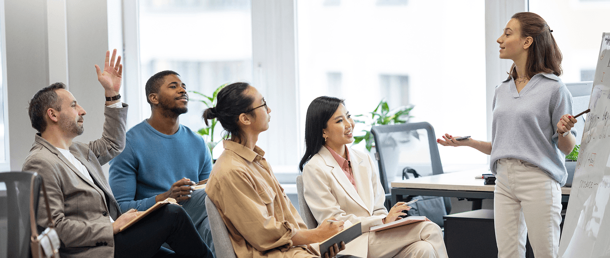 People learning together
